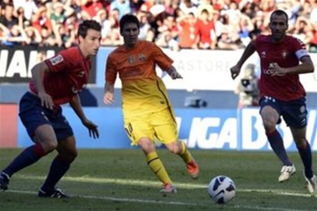 Дубль Месси принес победу 'Барселоне' в чемпионате Испании