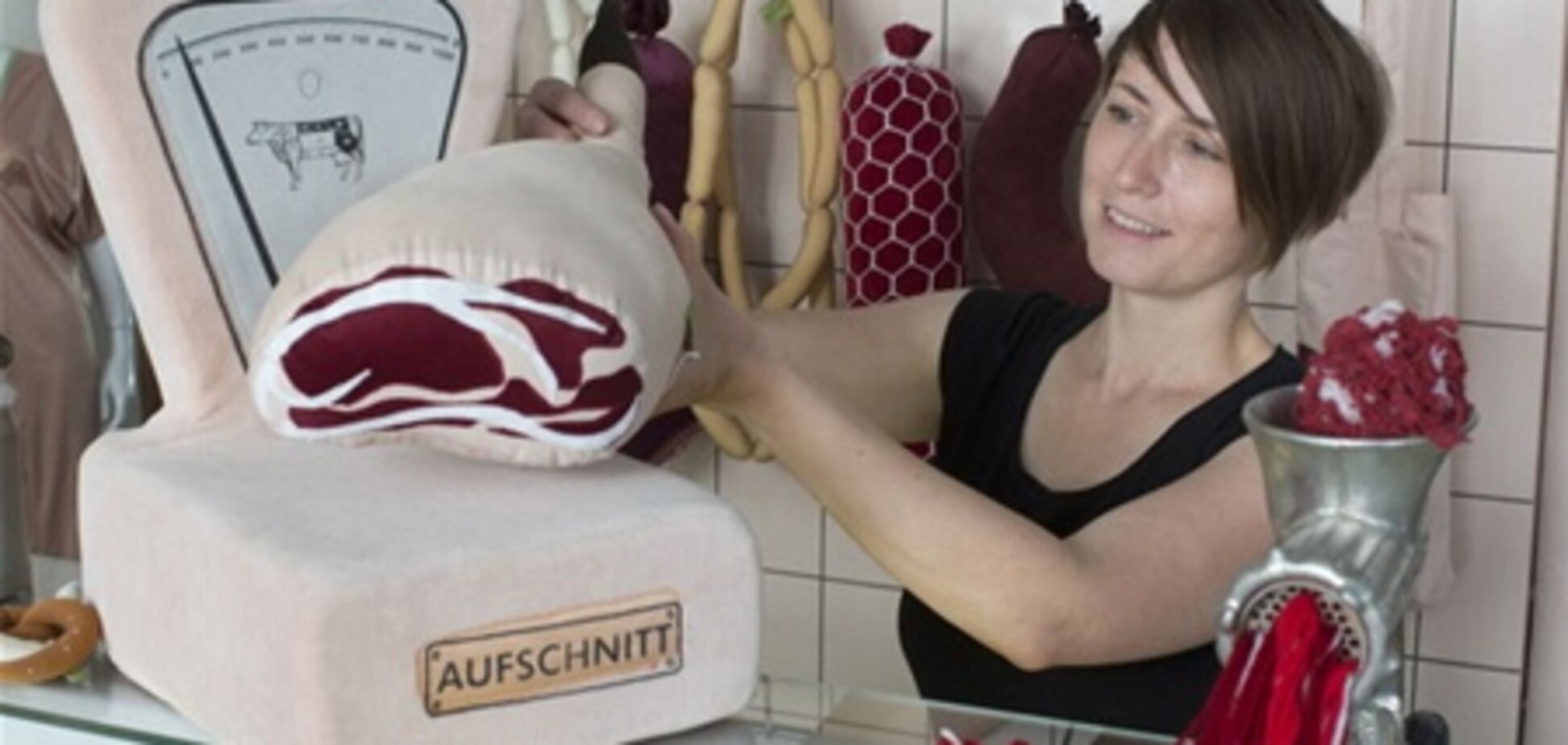 Подушку из мяса можно купить в Берлине