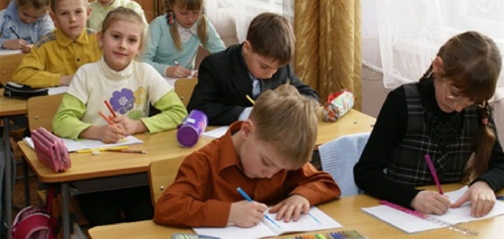 В  школах Киева наблюдается бум первоклассников