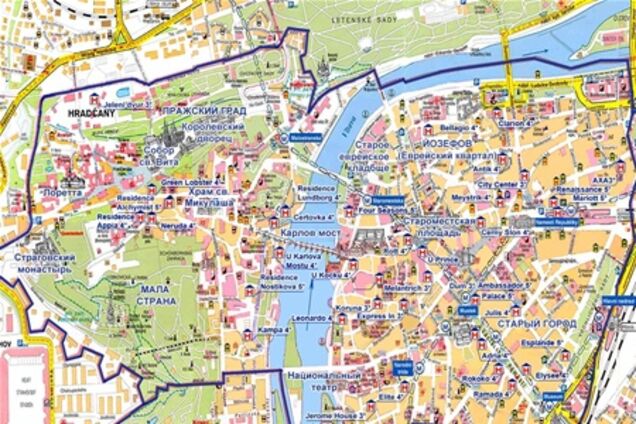 'Экологическая' карта города выпущена в Праге