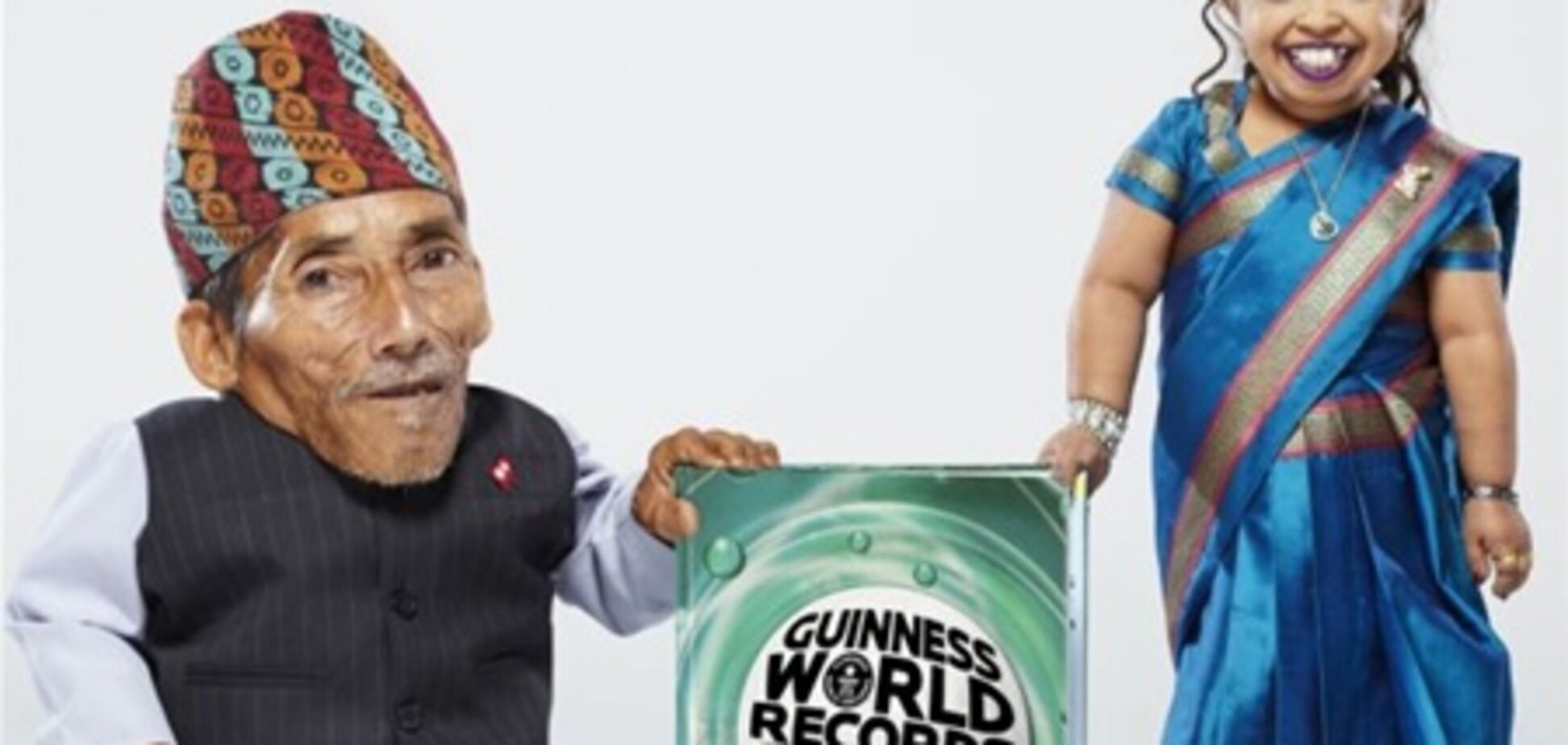 Самые маленькие мужчина и женщина в мире. Фото