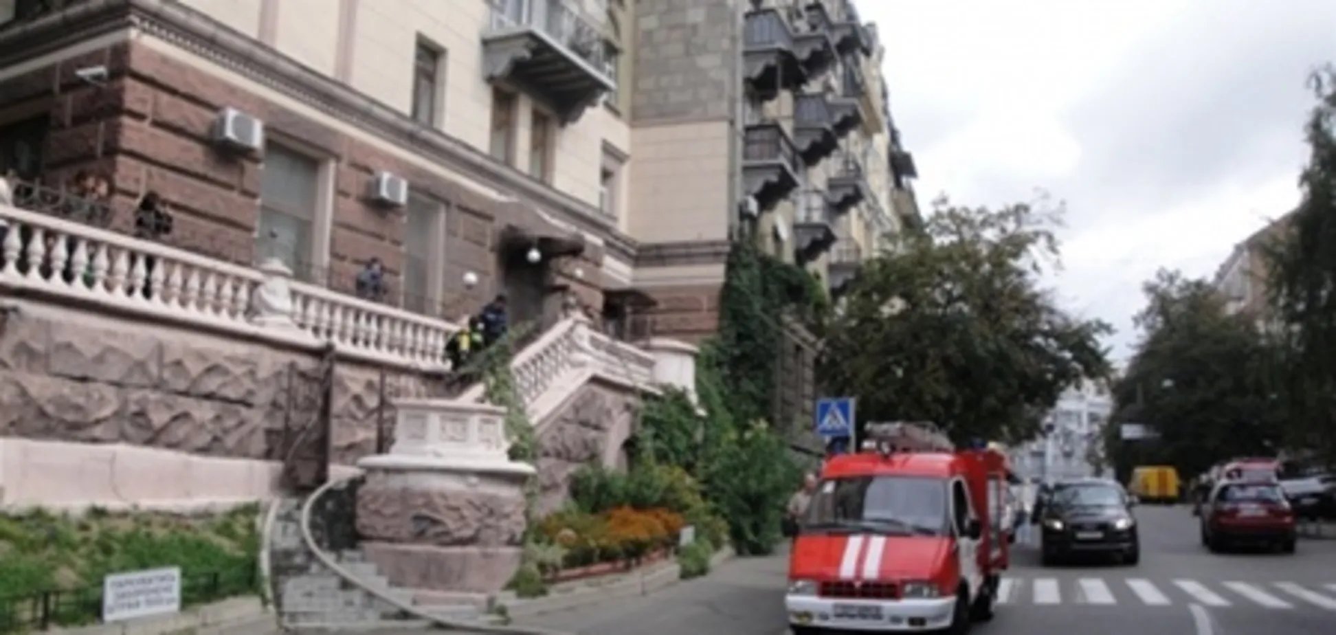 Возле Крещатика горела стоматологическая клиника