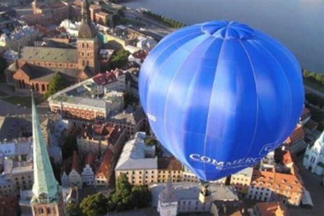 Над Вильнюсом можно полетать на воздушном шаре