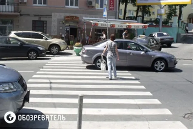 В Киеве ищут водителя, сбившего пешехода