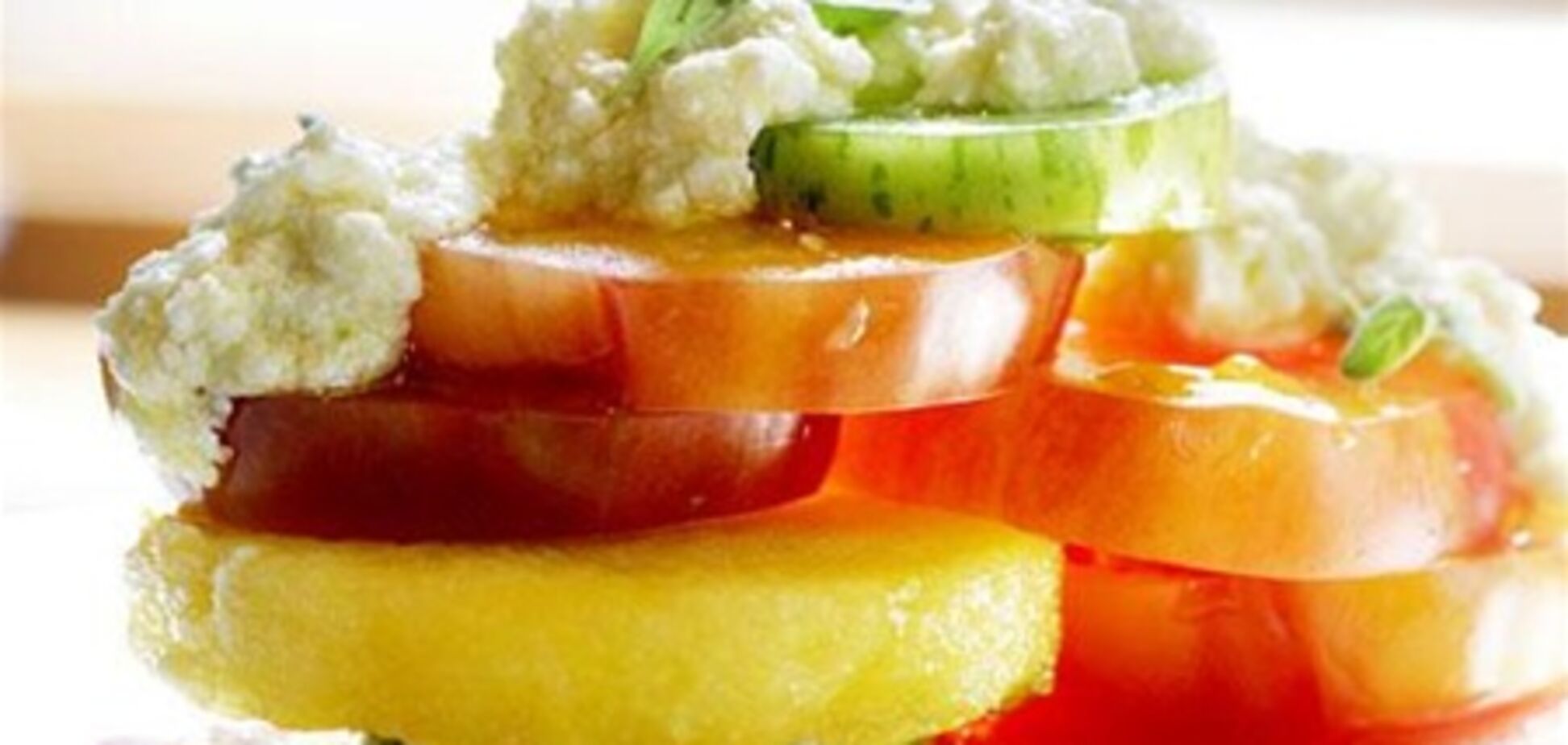 Салат с арбузом и брынзой