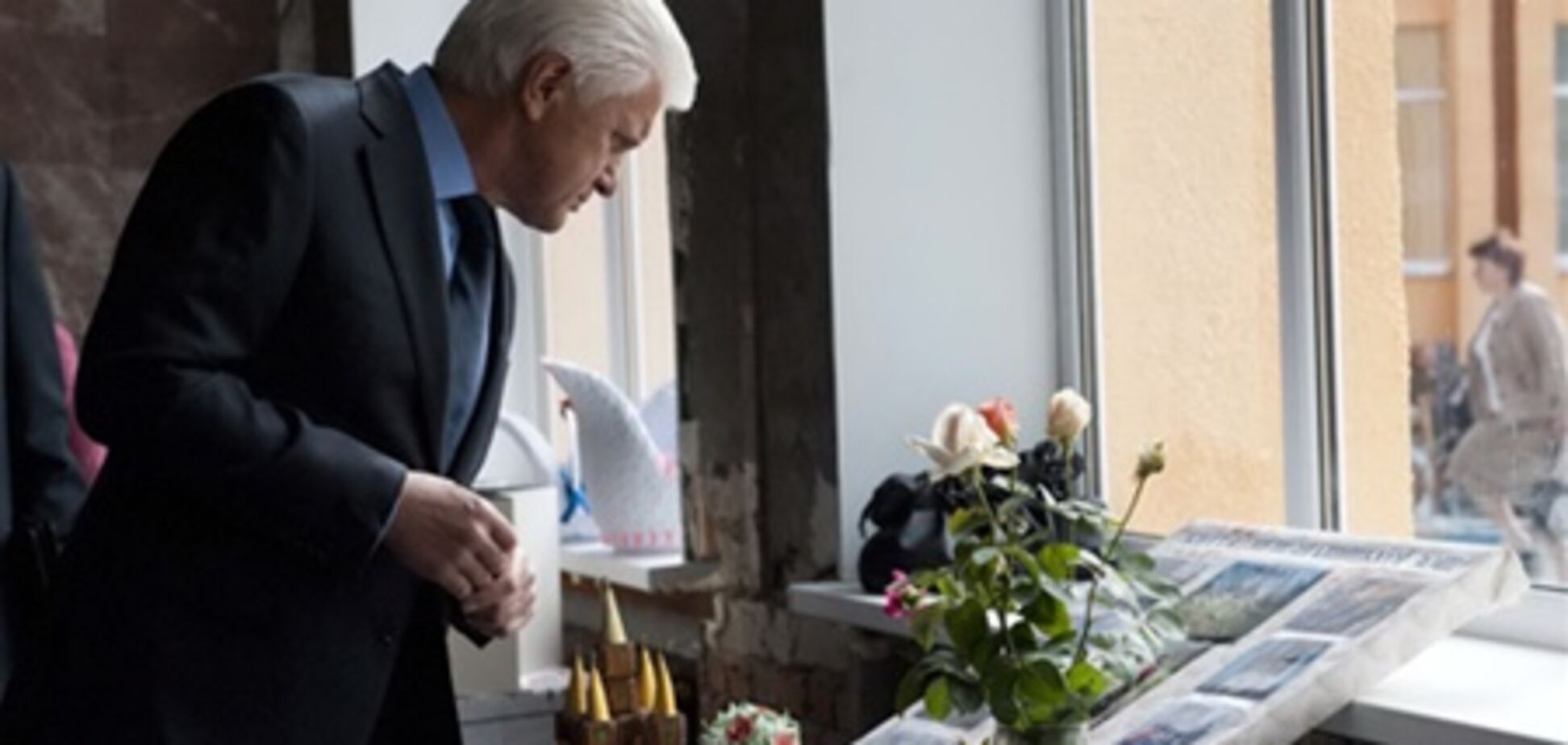 Литвин поделился своей 'мудростью' со школьниками