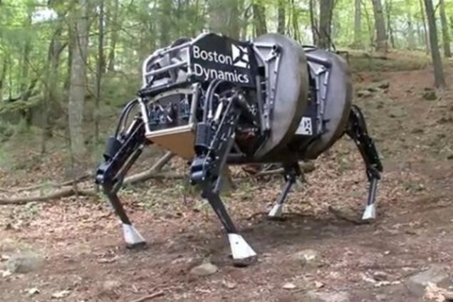 Робот-мул научился следить за людьми. Видео   