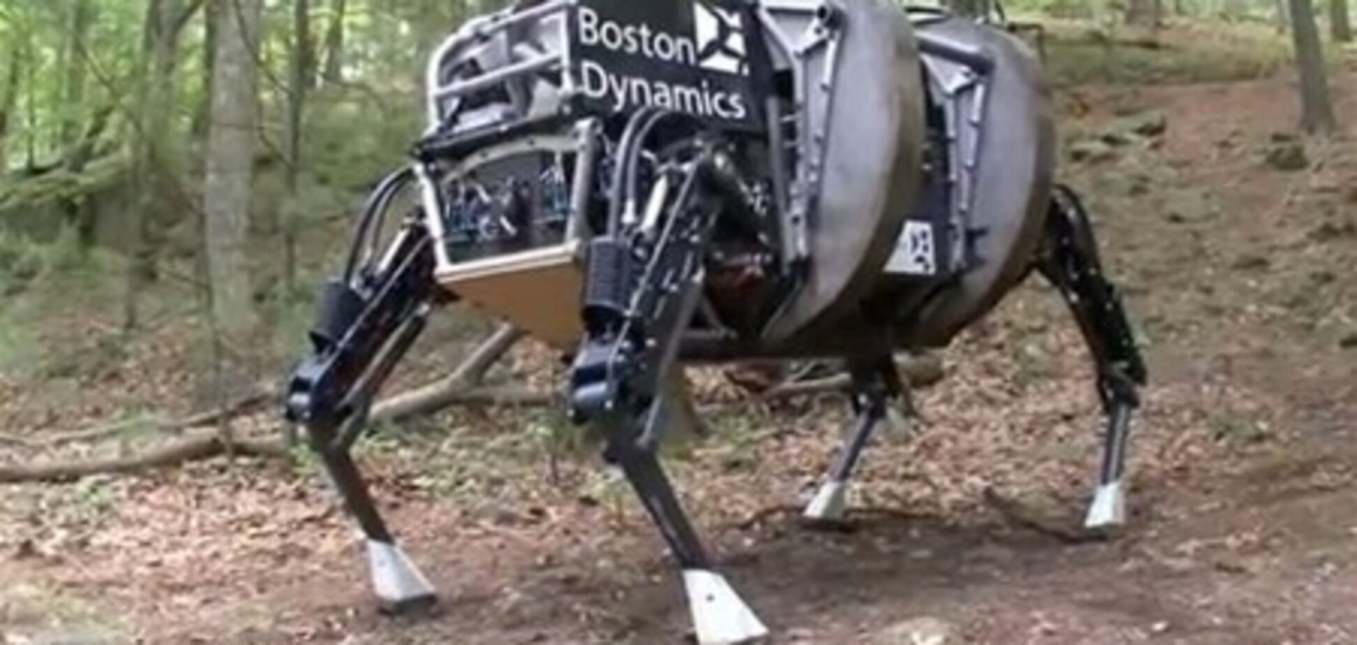 Робот-мул научился следить за людьми. Видео