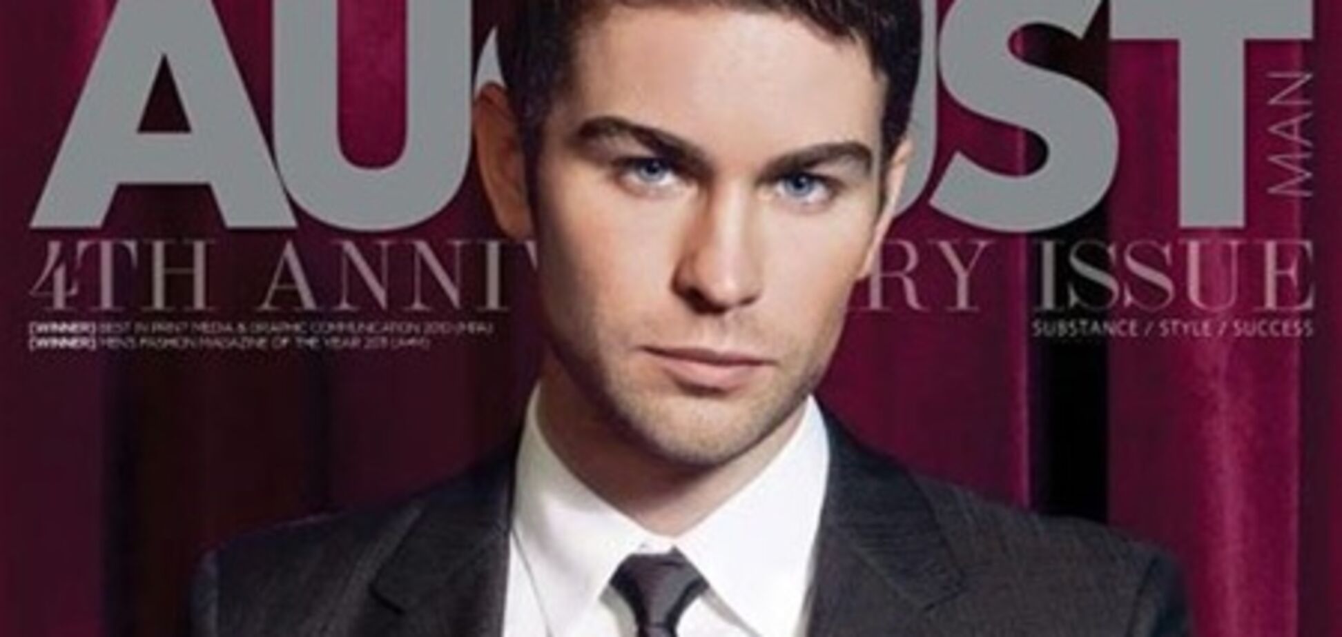 Чейс Кроуфорд стал серьезен для AugustMan. Фото