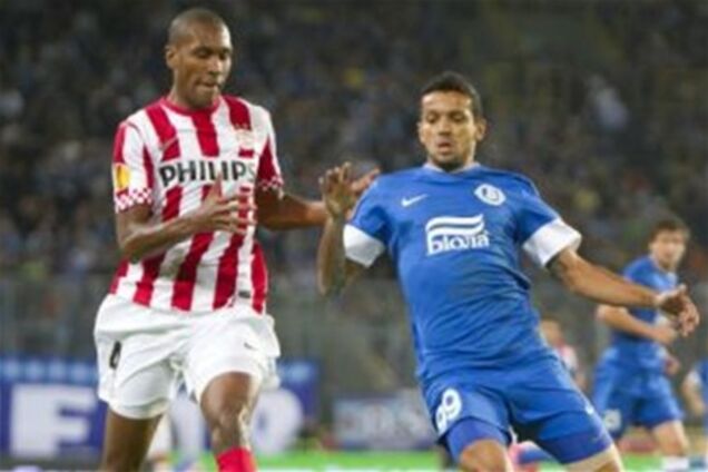 'Днепр' уверенно обыграл ПСВ в Лиге Европы