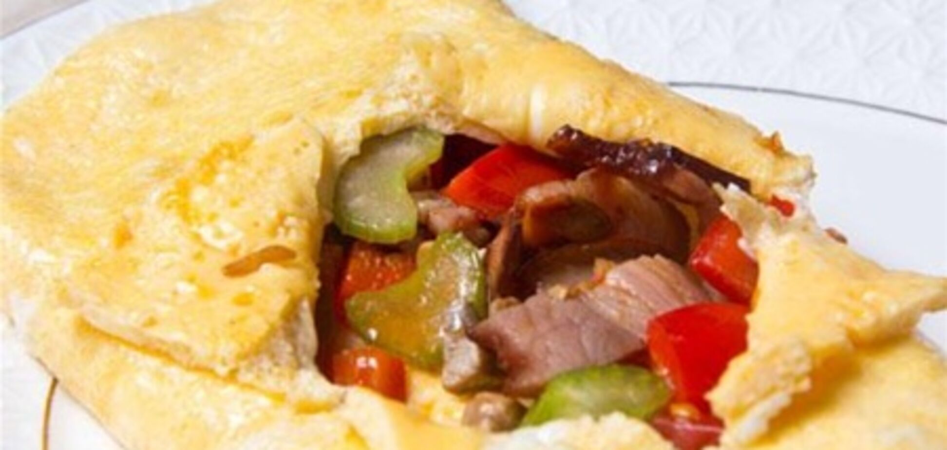 Французский омлет с начинкой