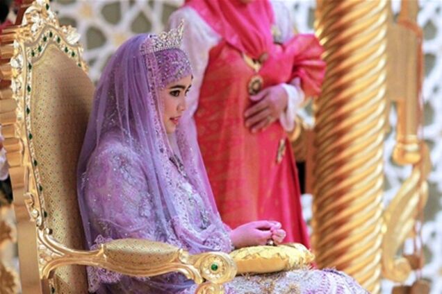 Свадьба дочери султана Брунея. Фото
