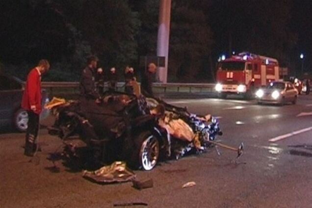 В Киеве на спорткаре разбился чиновник Кабмина