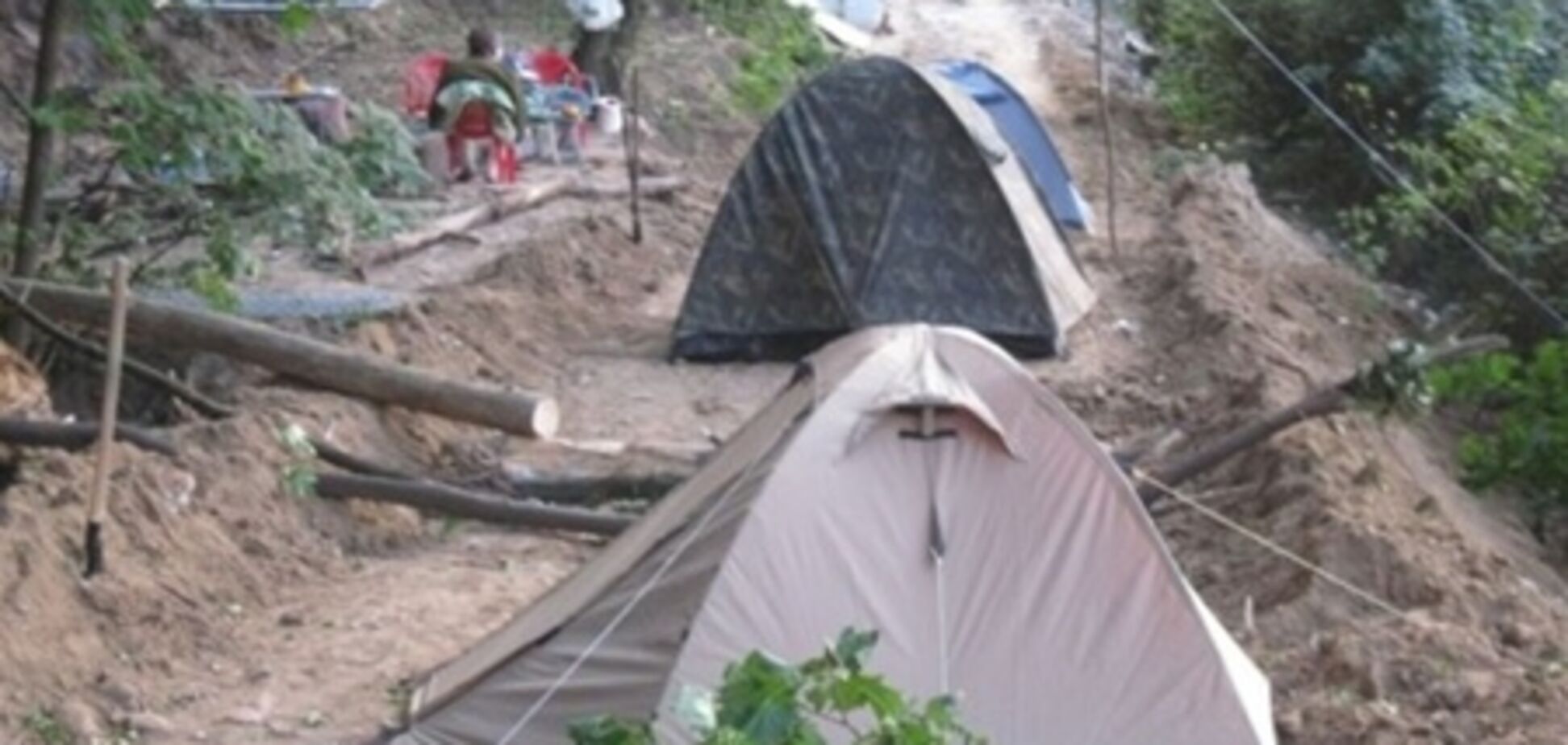 Возле горы Зверинец ночью построили дорогу