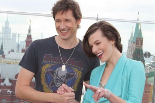 Незлая Милла Йовович с 'Обителью зла' в Москве