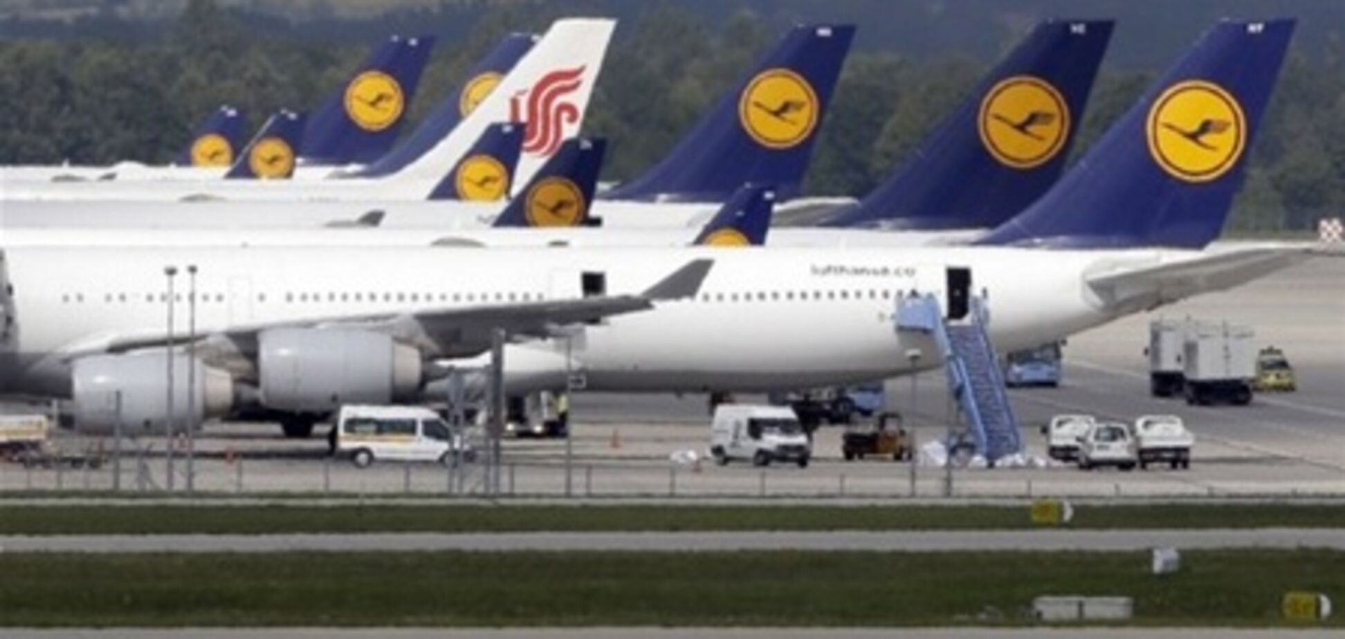 Lufthansa отменила 1200 рейсов