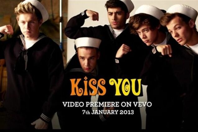 One Direction клип Kiss You. Видео