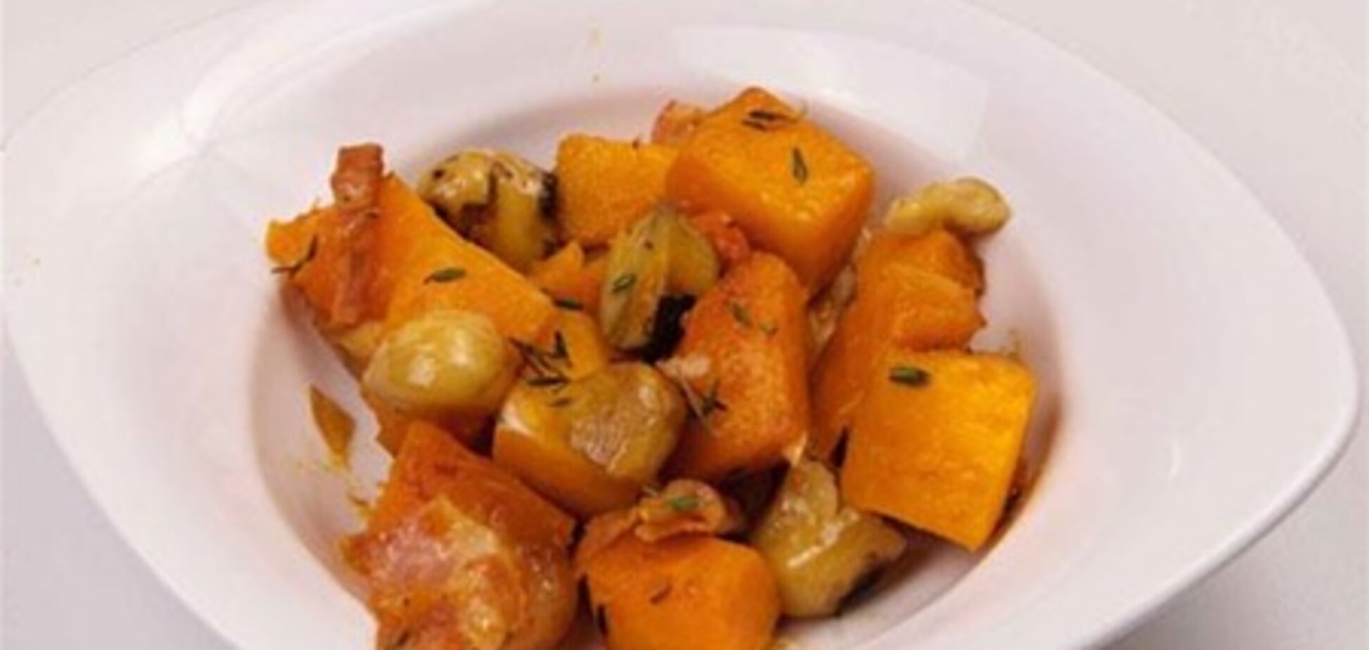 Тыква с каштанами