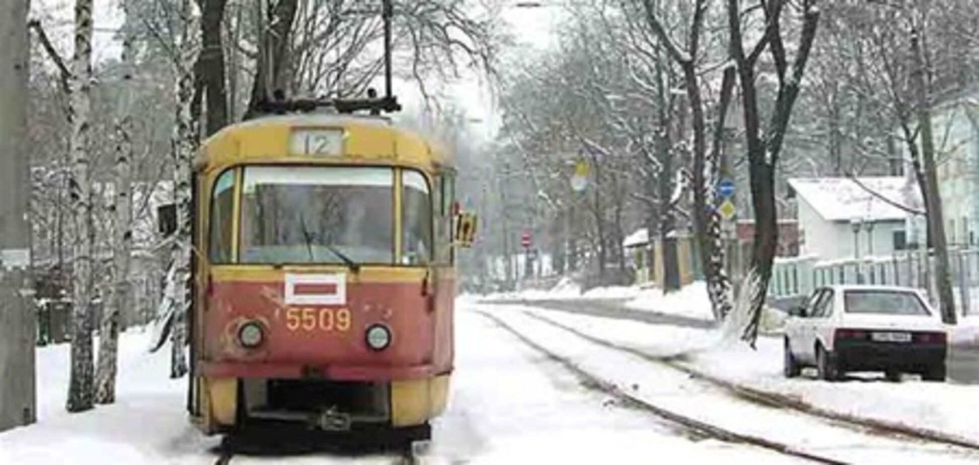 В Пуща-Водицу опять пустили трамвай