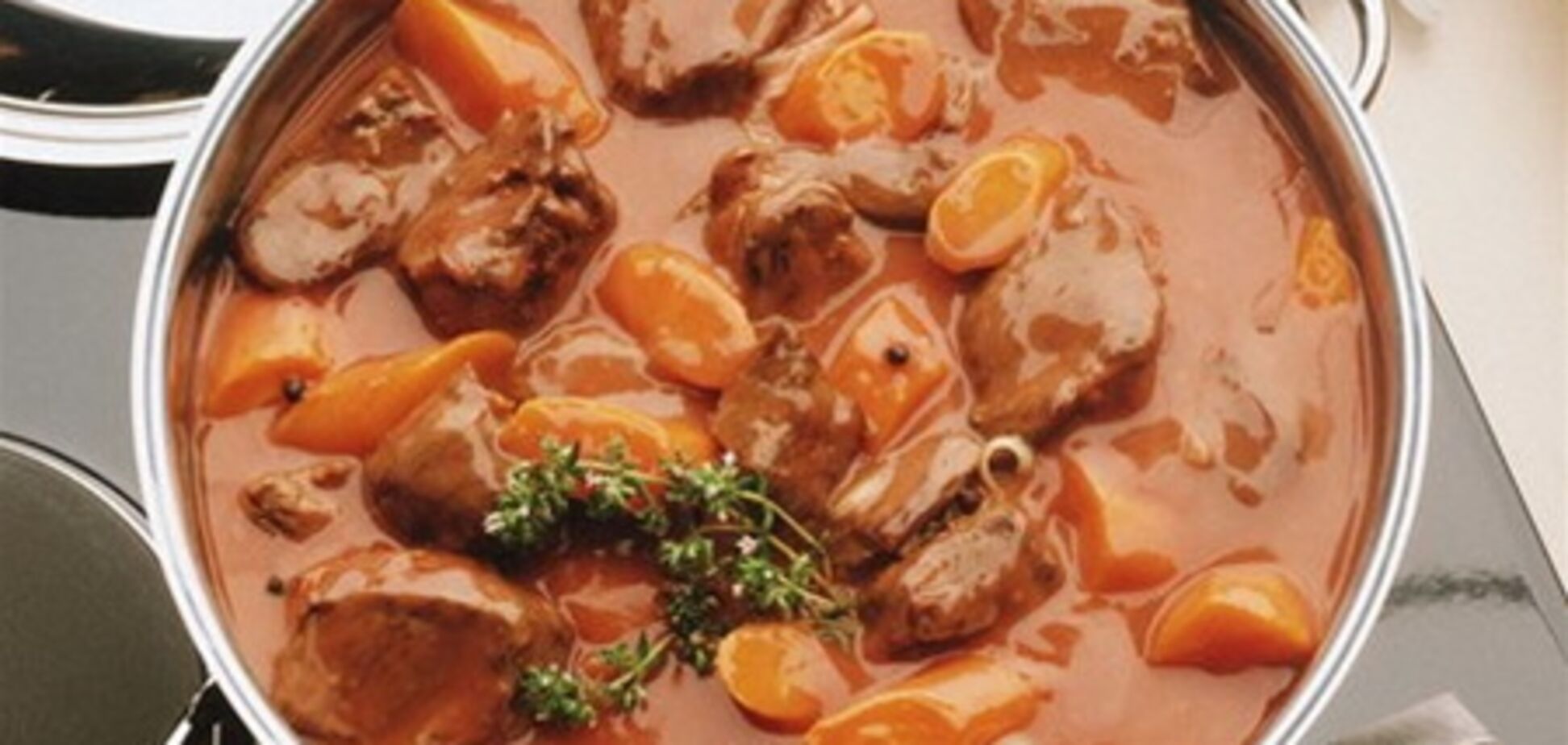 Тушеная говядина с добавлением пива