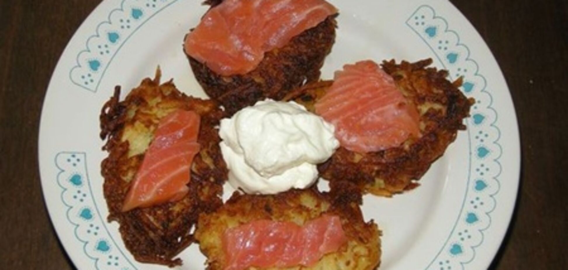 Драники с лососем от Юлии Ковальчук