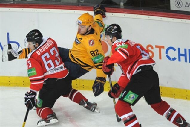 КХЛ. 'Донбасс' вошел в зону плей-офф