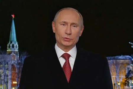 Новорічний голос Путіна стривожив жителів Росії