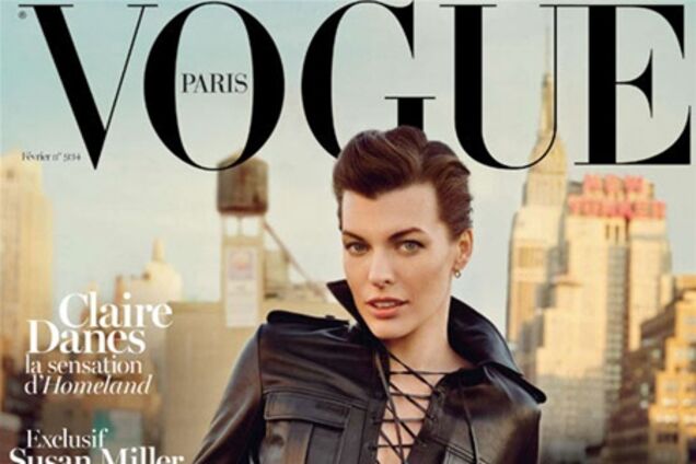 Йовович изображает спецагента Vogue. Фото