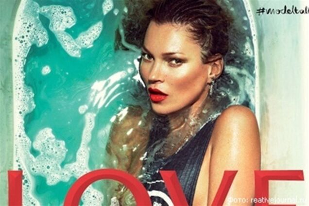 Мосс, Морец и Делевинь отмокают для Love Magazine. Фото