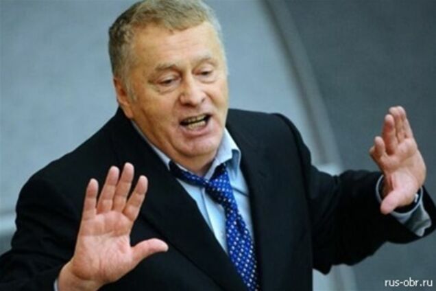 Жириновского в Украине забросали капустой. Видео