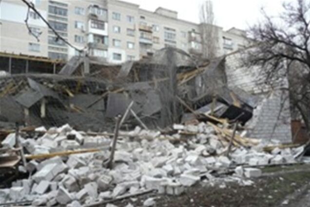 В Одессе рухнул строящийся магазин: 3 человека травмированы