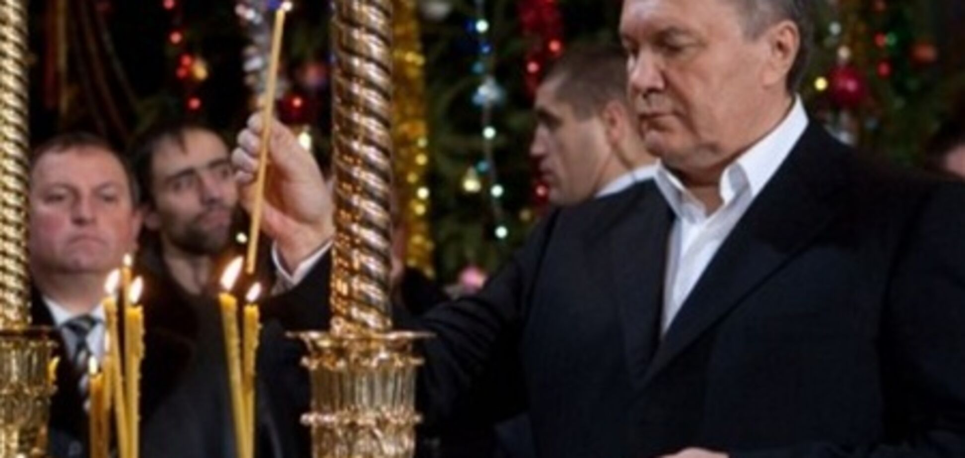 Янукович помолился на Волыни в женском монастыре