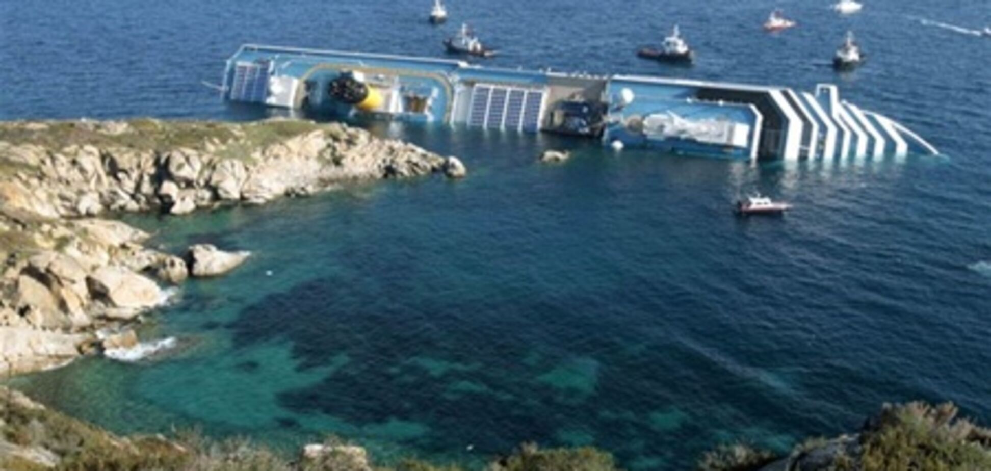 На месте крушения Concordia предотвратили трагедию