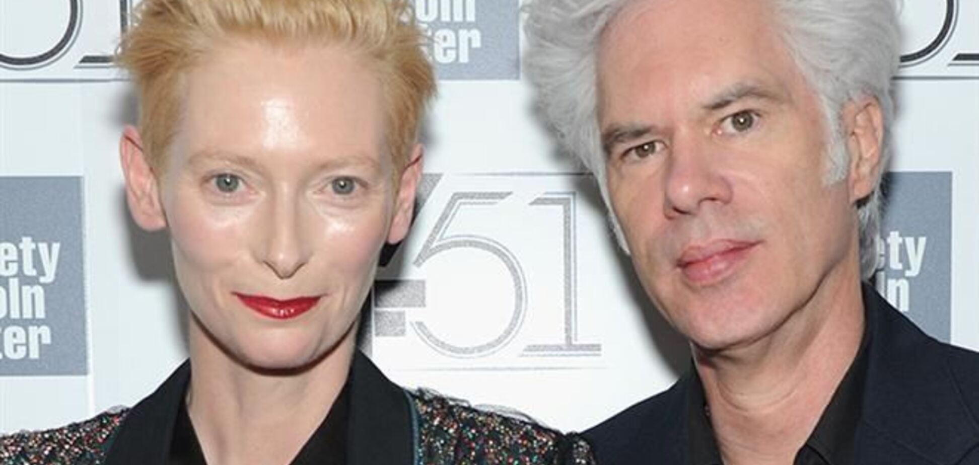 Тильда Суинтон и Джим Джармуш на 'вампирской' премьере в Нью-Йорке