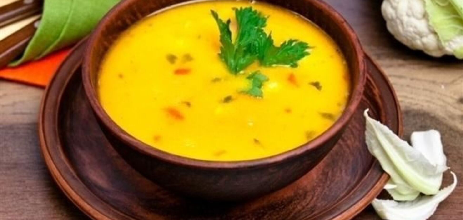 Королевский суп с цветной капустой