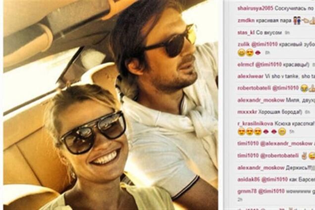 Милевский гоняет по Турции на 'Феррари' с Ксюшей-зубоскалкой