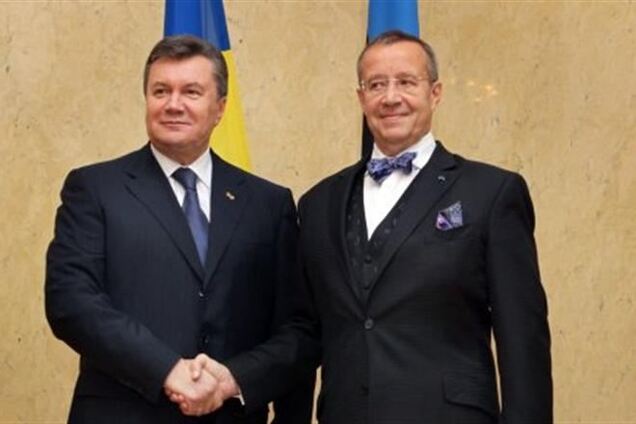 Янукович поспілкувався з президентом Естонії