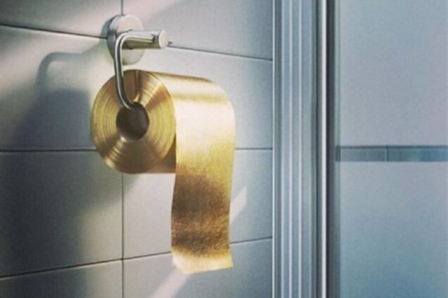 В продаже появилась золотая туалетная бумага за $1,3 миллиона