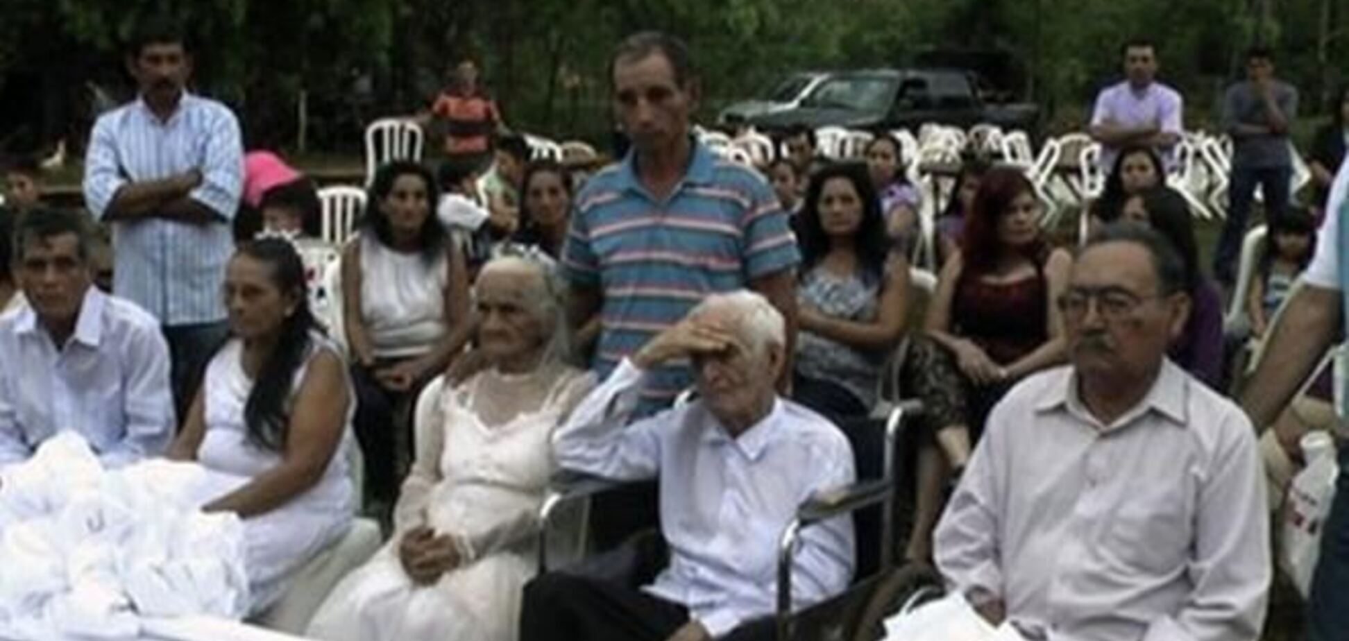 Парагвайская пара обвенчалась после 80 лет совместной жизни