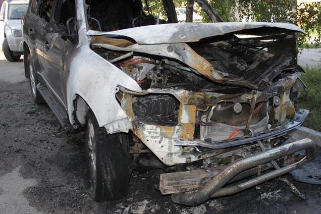 У Полтаві підпалили автомобіль судді