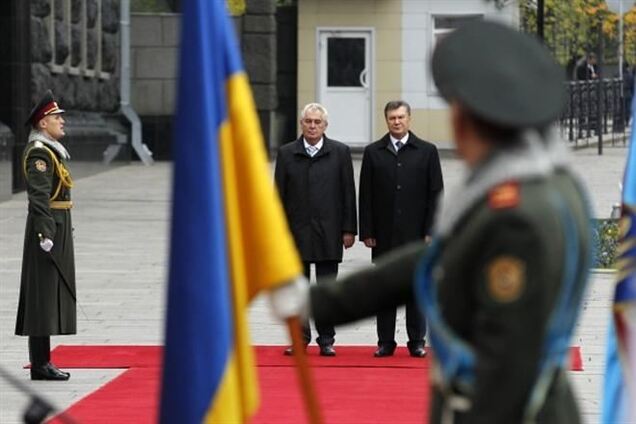 Состоялась встреча Президентов Украины и Чехии