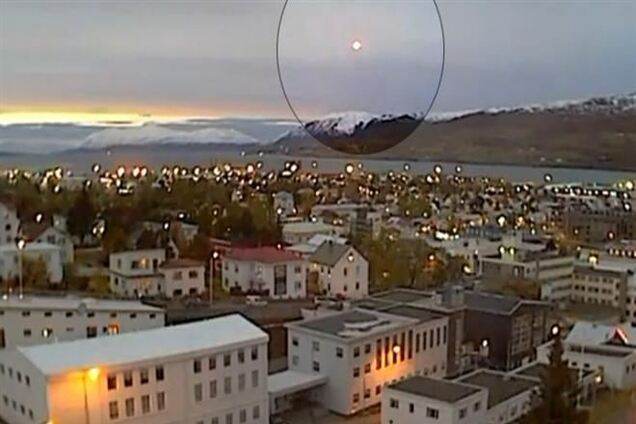 В Исландии засняли НЛО