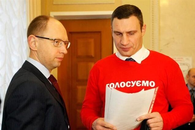 Поправку по Кличко могли вносить с ведома Яценюка