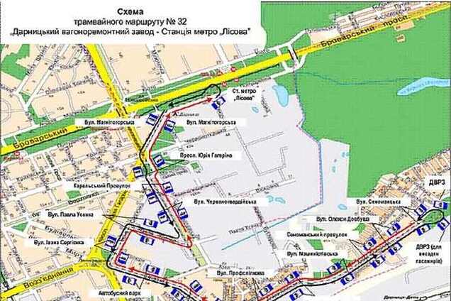Киевлянам вернут трамвай №32
