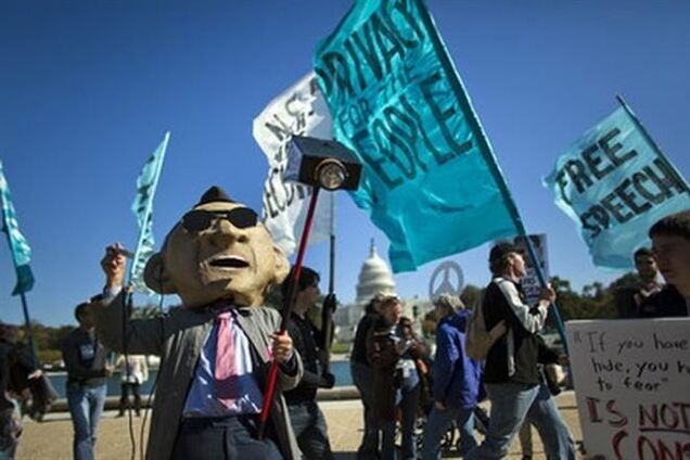 В США прошла демонстрация против деятельности АНБ