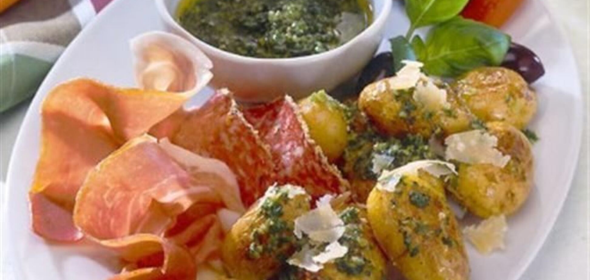 Картофель, запеченный с салями