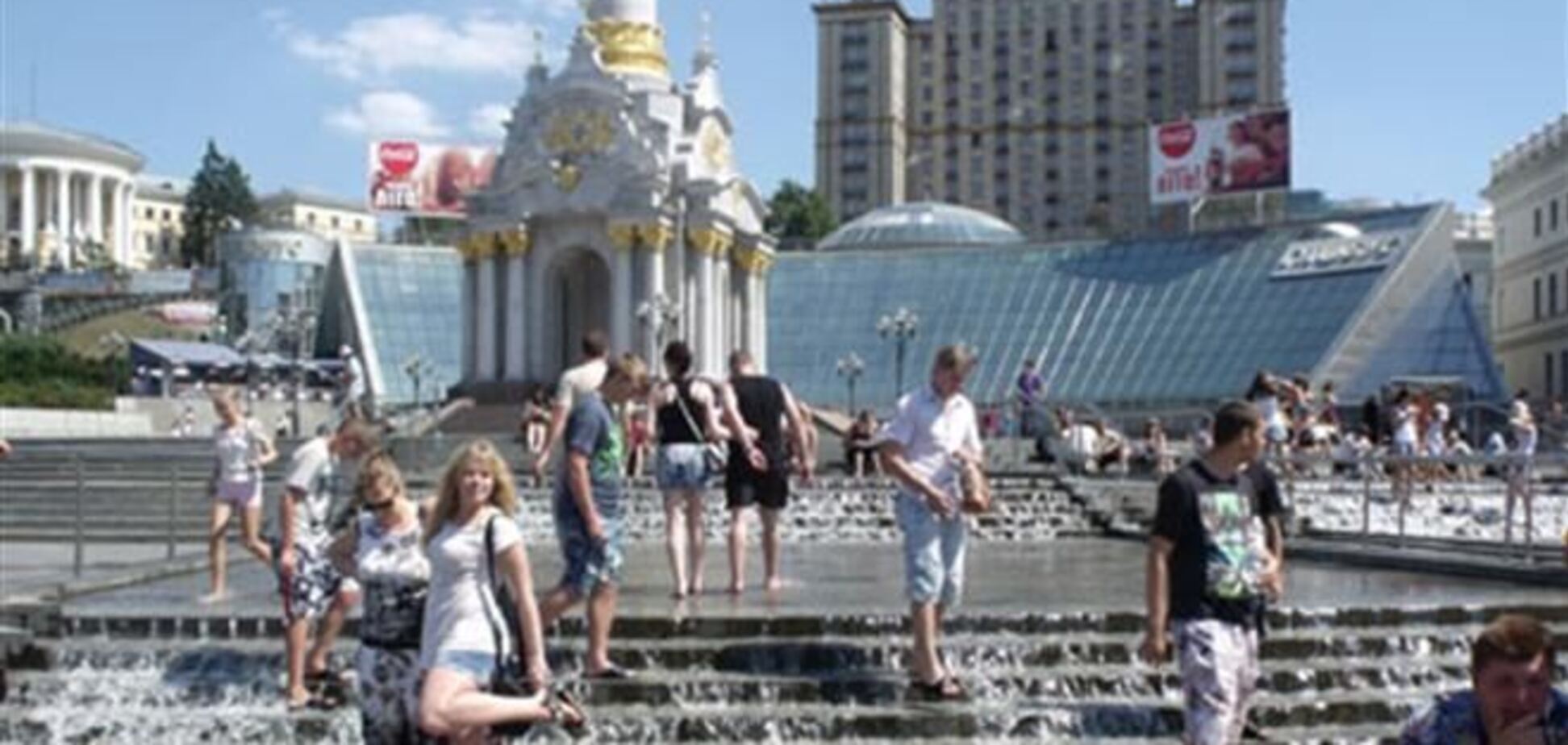 В Киеве опять зафиксирована рекордная жара