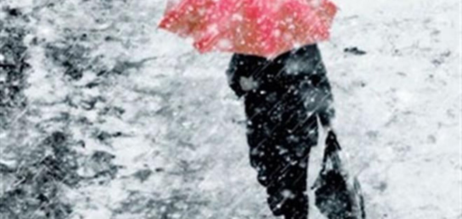 В Киеве выпал первый снег