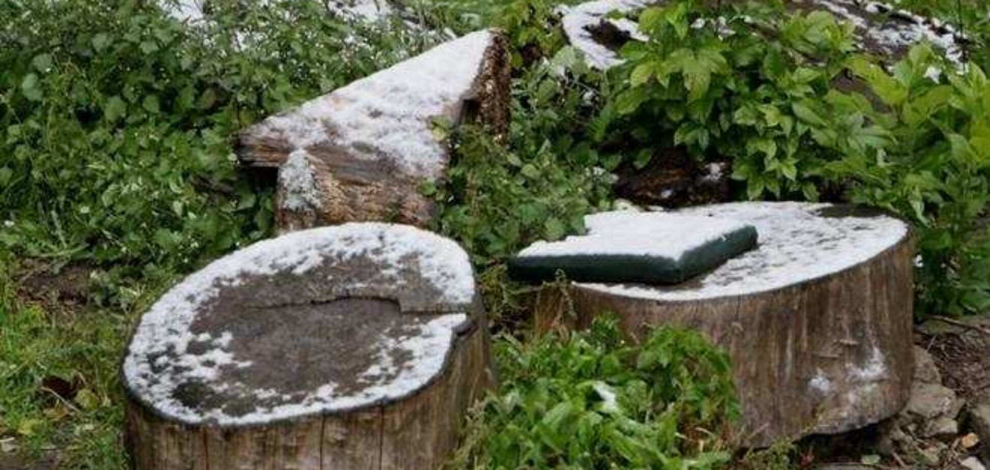 Донецьк засипало снігом