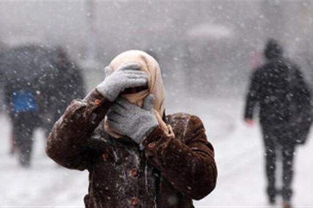 Циклон принесет в Украину снег и штормовой ветер